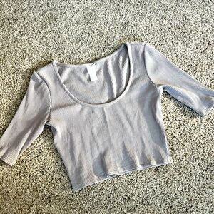 H&M ribbed crop top